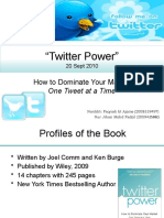 "Twitter Power": How To Dominate Your Market