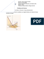 Fuerzas vectores problemas ingeniería mecánica