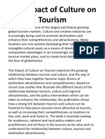 The Impact of Culture On Tourism