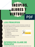 Principios, Valores y Virtudes