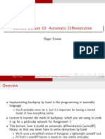 Lec10 Automatic Differentiation