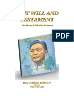 Ferdinand Edralin Marcos - Last Will and Testament