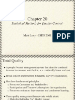 Statistical Methods for Quality Control