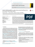 Systems Thinking Applied To Safety During Manual Handling Tasks in The Transport and Storage Industry