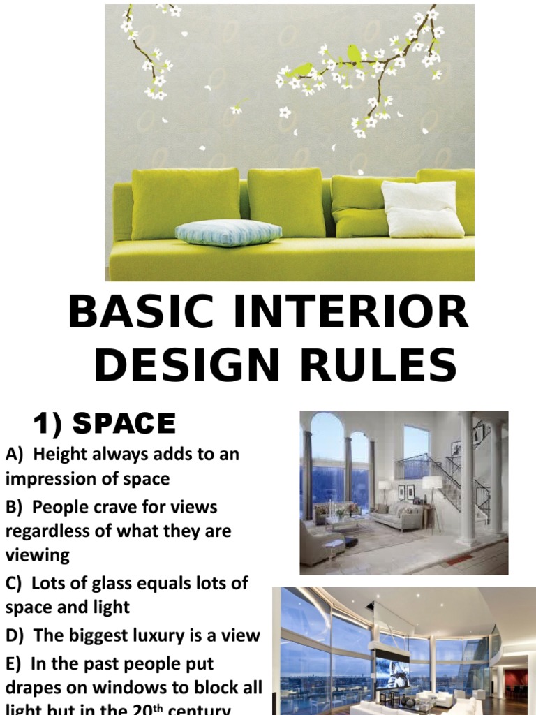 Basic Interior Design Rules PDF Incandescent Light Bulb Lighting