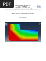 Heat Transfer Analysis in ABAQUS