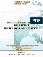 Jobsheet Praktek Pemrograman Web 1 PDF