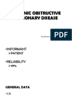 Chronic Obstructive Pilmonary Disease: Kreshimaricon Furigay