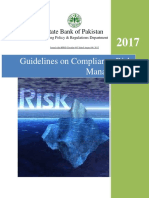 State Bank of Pakistan issues guidelines on compliance risk management