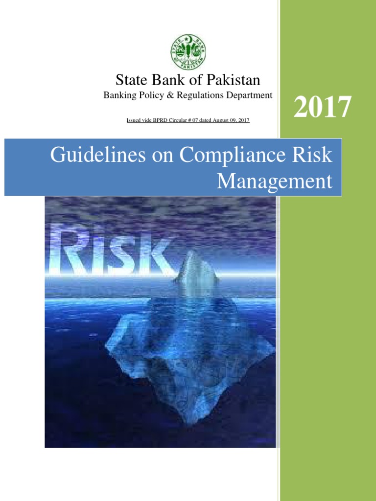 SBP Compliance Risk Management Guidelines | PDF | Regulatory Compliance ...