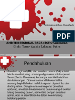 Oleh: Tommy Akasia Laksana Putra: Anestesi Regional Pada Sectio Caesarea