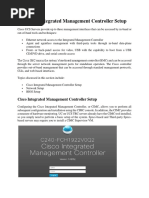 BIOS and Integrated Management Controller Setup