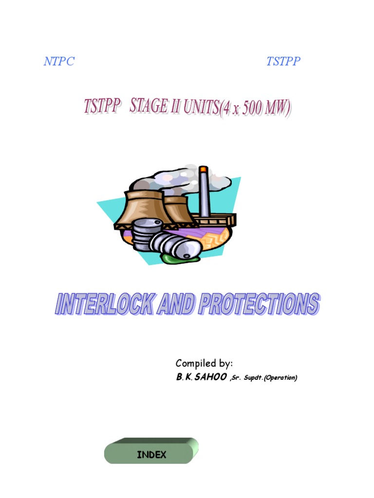 TSTPP Steam Turbine Interlock Data | PDF | Steam | Boiler