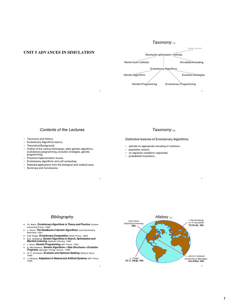 Advances in Evolutionary Algorithms | PDF | Genetic Algorithm | Applied ...