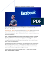 Kisah Jatuh Bangun Mark Zuckerberg Membangun Facebook