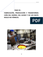 Fabricación de moldes en la industria siderúrgica: procesos y riesgos