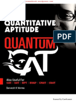Quantitative Aptitude Quantum CAT PDF