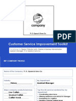 Customer Service Improvement Toolkit