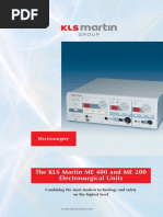 The KLS Martin ME 400 and ME 200 Electrosurgical Unit