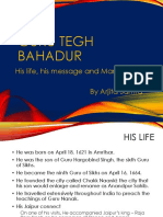 Presentation on Guru Tegh Bahadur