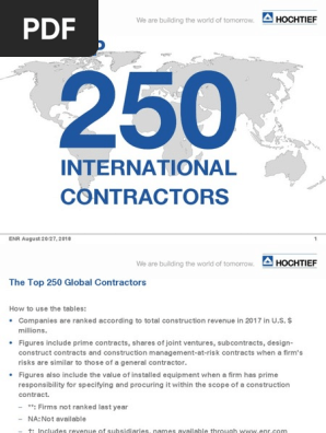 Top 250 International Contractors Power Station Nature