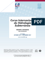 19º Curso Internacional de Hidrología Subterránea, Versión A Distancia (2019-2021)