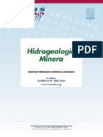 9º Curso a distancia "Hidrogeología Minera" (2019 – 2020)