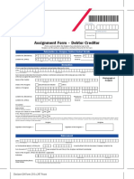 Assignment Form Debtor Creditor PDF