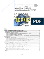 Práctica Final Unidad 1: Configuración Básica de Redes TCP/IP