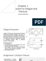 Introduction To Fatigue and Fracture: Al Emran Ismail, PHD