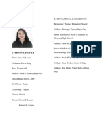 Curriculum Vitae: Ii. Educational Background