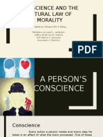 Conscience and The Natural Law of Morality