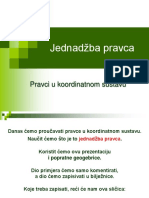 Uvod Jednadzba Pravca