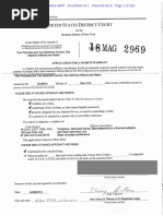 Read Michael Cohen Search Warrant