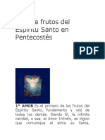 Doce Frutos Del Espíritu Santo en Pentecostés