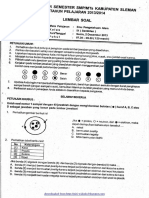 Soal Uas Ipa Kelas 9 Semester 1 2013 Sleman PDF