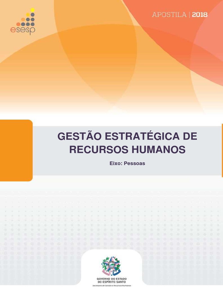 Gestão Estratégica de Recusrsos Humanos PDF | Download grátis PDF ...