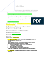 Personal Jurisdiction Outline Midterm