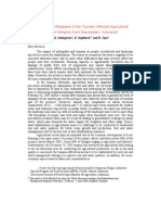 Rehabilitation Strategies of The Tsunami Affected Agricultural Areas in Nangroe Aceh Darussalam, Indonesia