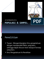 Populasi & Sampel (April 2014)