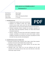 Contoh Rencana Pelaksanaan Pembelajaran