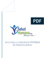 Ruta para La Atencion de Victimas de Violencia Sexual