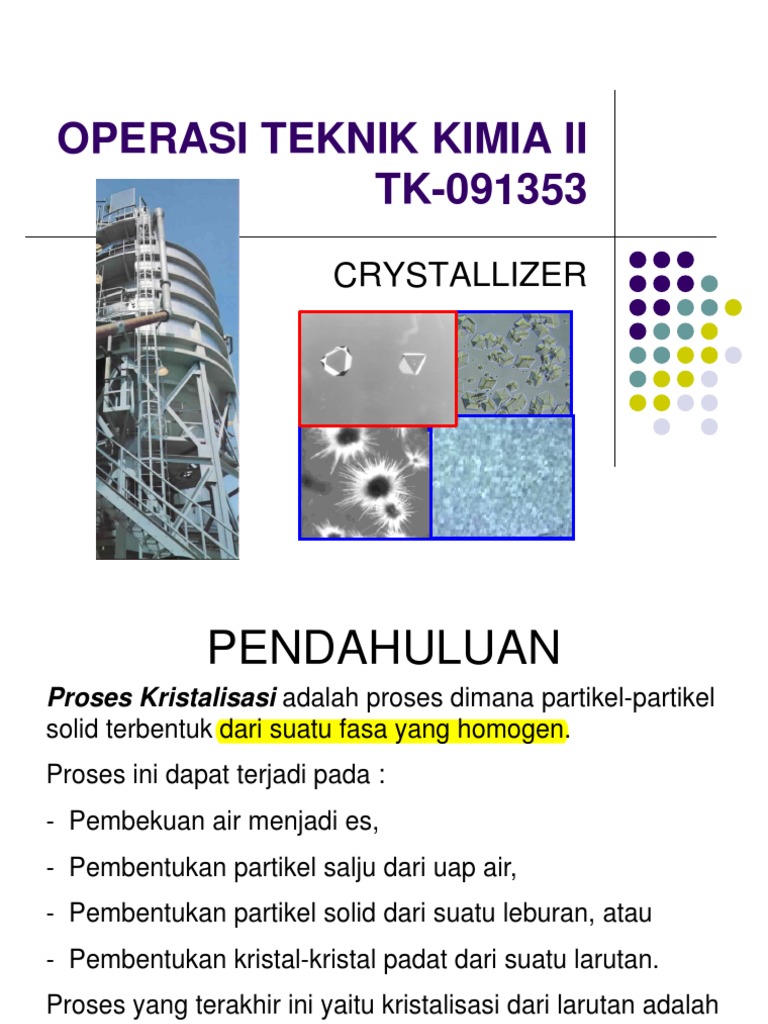CRYSTALLIZER | PDF