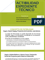 Diaposistiva Maestria, Factibilidad y Expediente Tecnico