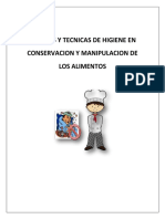 Normas y Tecnicas de Higiene en Conserva PDF