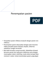 penempatan pasien