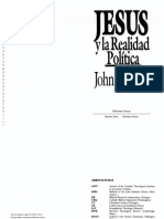 John H Yoder - (1972) Jesus y La Realidad Política PDF
