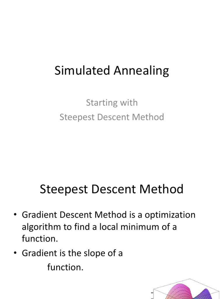 Simulated Annealing Optimization Guide | PDF | Metaheuristic ...