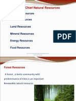 Lecture 8 - Forest, Water, Mineral Resource