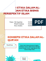 Konsepsi Etika Dalam Al-Qur'an Dan Etika Bisnis Persepektif